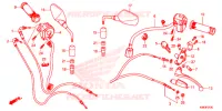 LEVIER DE GUIDON   CABLE   COMMODO pour Honda CB 125 R ABS de 2020