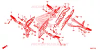 REPOSE PIED pour Honda CB 125 R ABS de 2020