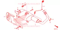SILENCIEUX D'ECHAPPEMENT pour Honda CB 125 R ABS de 2020