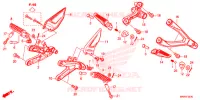 REPOSE PIED pour Honda CBR 1000 RR de 2021