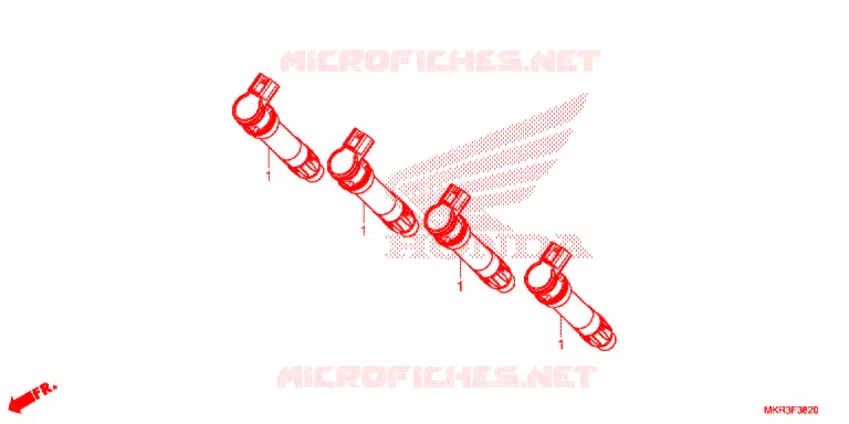 BOBINE D'ALLUMAGE Honda MOTO 1000 CBR 2021  CBR1000STM