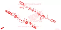 CLIGNOTANT pour Honda CBR 500 R de 2020