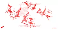 REPOSE PIED pour Honda CBR 500 R de 2020