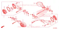 CLIGNOTANT pour Honda CBR 600 RR ABS BLACK de 2020