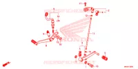 PEDALE pour Honda CBR 650 R ABS de 2020