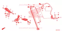 REPOSE PIED   BEQUILLE pour Honda CRF 450 L de 2020