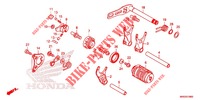 BARILLET DE SELECTION pour Honda CRF 450 RX ENDURO de 2020