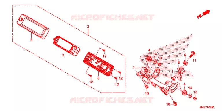 COMPTEUR Honda MOTO 450 CRF 2021  CRF450XK