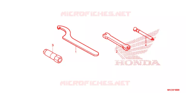 OUTIL Honda MOTO 450 CRF 2020  CRF450XK