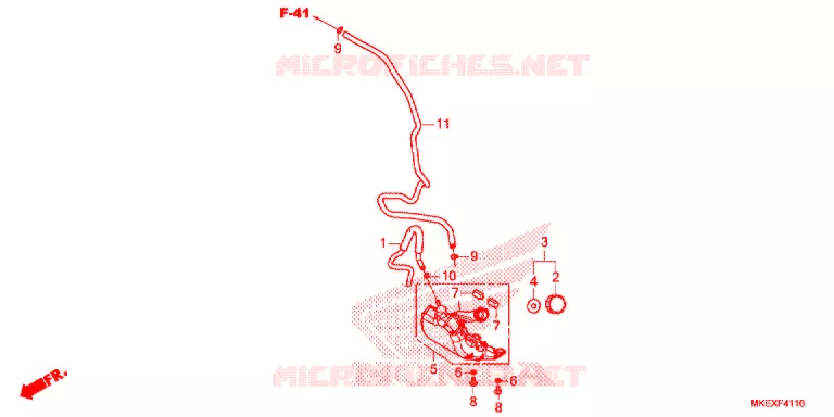 VASE D'EXPANSION Honda MOTO 450 CRF 2021  CRF450XK