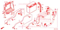 BATTERIE pour Honda GL 1800 GOLD WING TOUR, WHITE de 2020