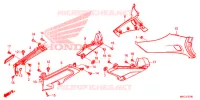 COUVERCLES LATERAUX pour Honda GL 1800 GOLD WING TOUR, WHITE de 2020