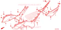 COUVERCLES LATERAUX pour Honda NC 750 S ABS de 2020