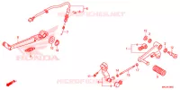 PEDALE pour Honda NC 750 S ABS de 2020