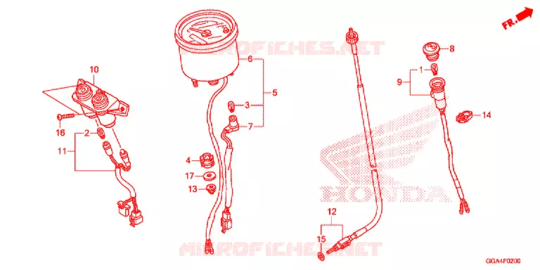 COMPTEUR Honda SCOOTER 50 RUCKUS 2020  NPS50L_A
