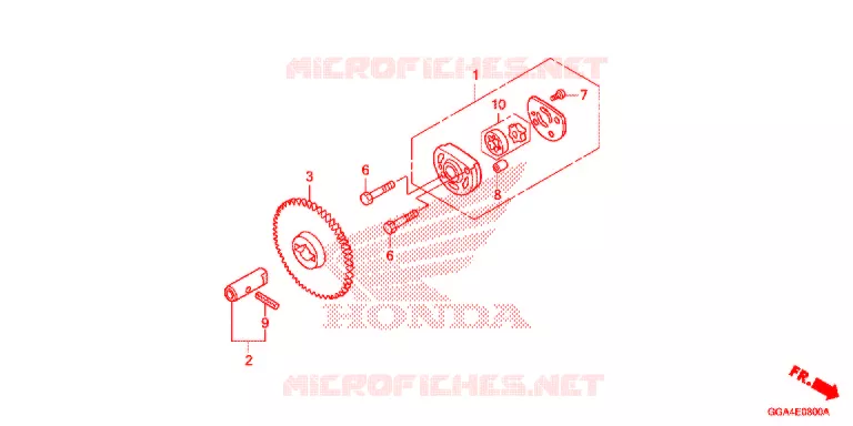 POMPE A HUILE Honda SCOOTER 50 RUCKUS 2021  NPS50L_A