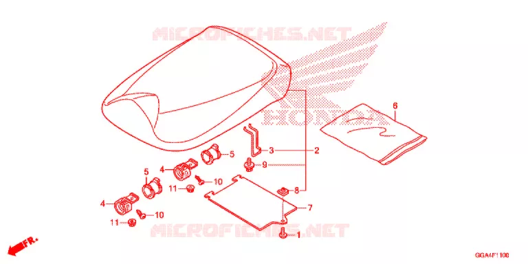 SELLE Honda SCOOTER 50 RUCKUS 2020  NPS50L_A