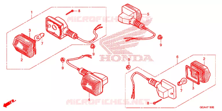 CLIGNOTANT Honda SCOOTER 50 RUCKUS 2020  NPS50L_A