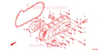 COUVERCLE GAUCHE pour Honda VISION 110 de 2016