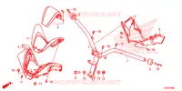 GUIDON   CARENAGE pour Honda FORZA 300 ABS de 2020