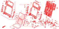 SELLE ARRIERE pour Honda PIONEER 1000 M5 BASE de 2020