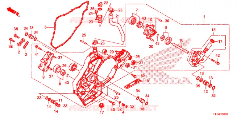POMPE A HUILE Honda ATV 1000 TALON 2021  SXS1000S2XM
