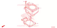CYLINDRE pour Honda FOURTRAX 420 RANCHER 4X4 AT DCT IRS de 2020