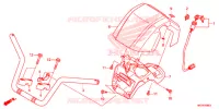 GUIDON pour Honda FOURTRAX 420 RANCHER 4X4 AT DCT IRS de 2020