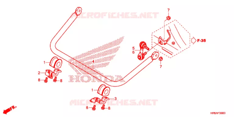 BARRE ANTI ROULIS Honda ATV 520 FOURTRAX 2020  TRX520FM6L