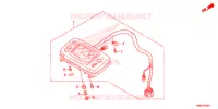 COMPTEUR pour Honda FOURTRAX 680 RINCON RED de 2020