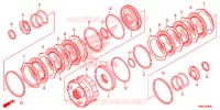 EMBRAYAGE (2 3) pour Honda FOURTRAX 680 RINCON RED de 2020