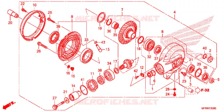 COUPLE CONIQUE Honda MOTO 1300 VT 2021  VT1300CXAL