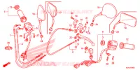 LEVIER DE GUIDON   CABLE   COMMODO pour Honda SHADOW VT 750 AERO de 2019
