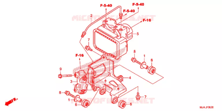MODULATEUR ABS Honda MOTO 750 SHADOW 2020  VT750CSL
