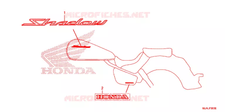 t (VT750C/CS) Honda MOTO 750 SHADOW 2021  VT750CSL