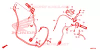 LEVIER DE GUIDON   CABLE   COMMODO pour Honda PCX 125 de 2020
