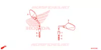 RETROVISEUR pour Honda CB 500 F ABS de 2020