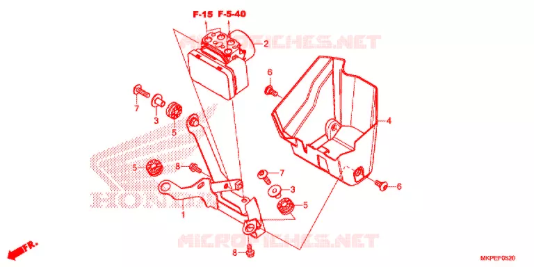 MODULATEUR ABS Honda MOTO 500 CB 2020  CB500FAL