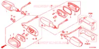 CLIGNOTANT pour Honda STORM 125 TAMBOR DELANTERO de 2012