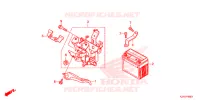 BATTERIE pour Honda CLICK 125 I RACING de 2014