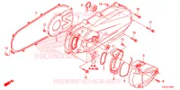 COUVERCLE GAUCHE pour Honda CLICK 125 I RACING de 2014