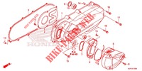 COUVERCLE GAUCHE pour Honda CLICK 125 I Idling Stop Casted Wheels de 2014