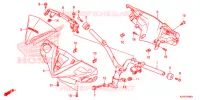 GUIDON   CARENAGE pour Honda CLICK 125 I Idling Stop Casted Wheels de 2014