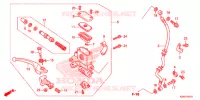 MAITRE CYLINDRE DE FREIN AVANT (CBS) pour Honda CLICK 125 I Idling Stop Casted Wheels de 2014