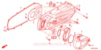 COUVERCLE GAUCHE pour Honda CLICK 125 I Idling Stop Spoked Wheels de 2016