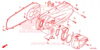 COUVERCLE GAUCHE pour Honda CLICK 125 I TUNE UP de 2014