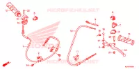 LEVIER DE GUIDON   CABLE   COMMODO pour Honda CLICK 125 I TUNE UP de 2014