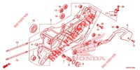 CARTER DE VILEBREQUIN GAUCHE pour Honda CLICK 125 I TUNE UP de 2014