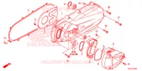 COUVERCLE GAUCHE pour Honda CLICK 125 I TUNE UP de 2014