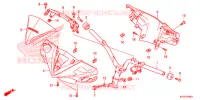 GUIDON   CARENAGE pour Honda CLICK 125 I TUNE UP de 2014